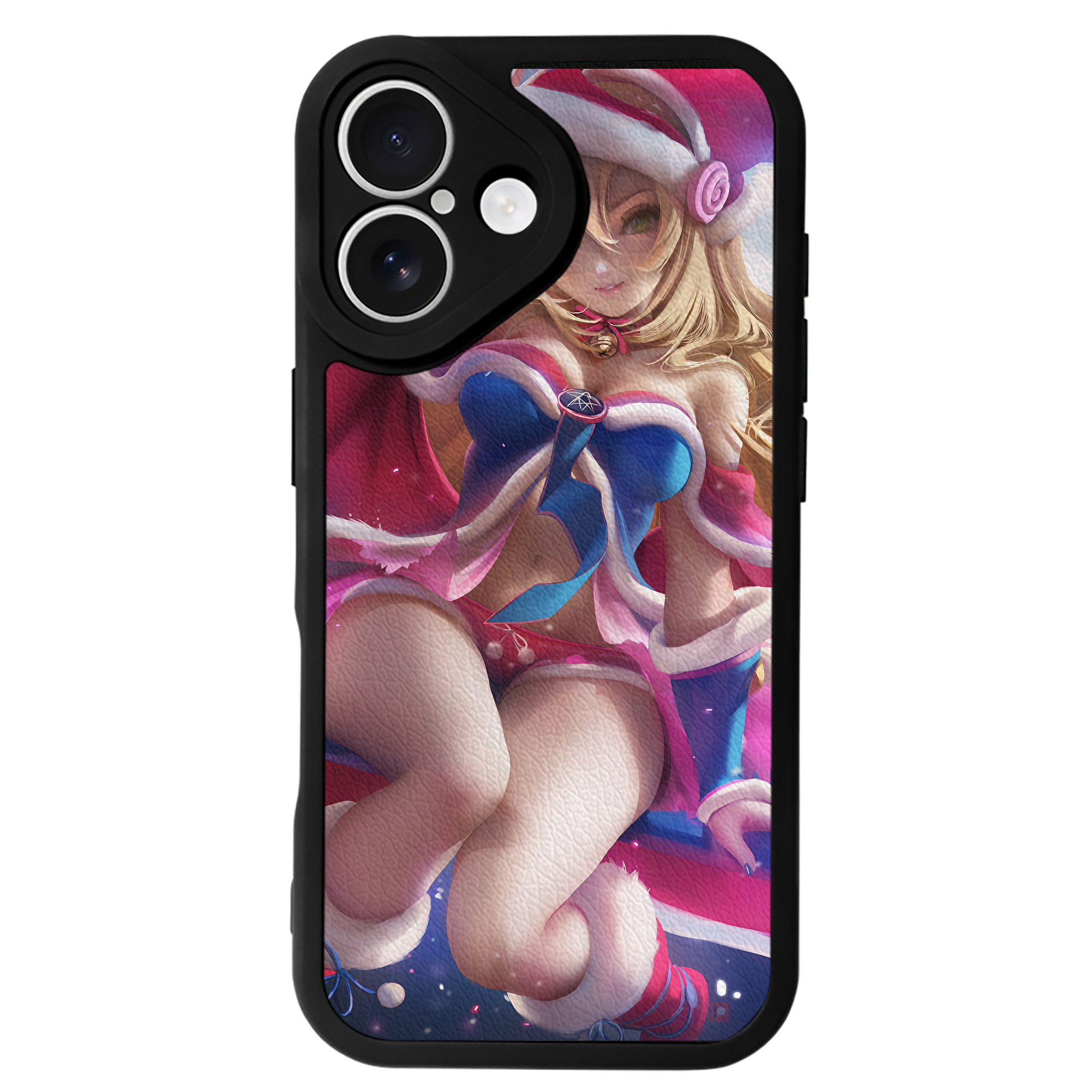（画像用） 遊☆戯☆王 Yu-Gi-Oh! 【iPhone 16シリーズ対応】シリコンスマホケース（レザー調） 材質：シリコン